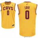 Maillot NBA Pas Cher Cleveland Cavaliers Kevin Love 0 Jaune