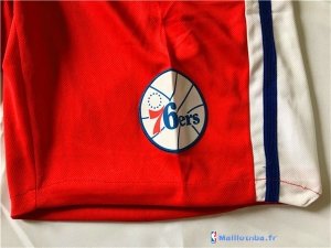 Pantalon NBA Pas Cher Philadelphia Sixers Rouge