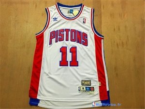 Maillot NBA Pas Cher Detroit Pistons Isiah Thomas 11 Blanc