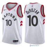 Maillot NBA Pas Cher Toronto Raptors DeMar DeRozan 10 Blanc 2017/18