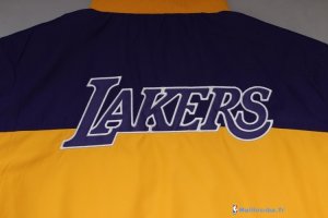 Survetement NBA Pas Cher Los Angeles Lakers Jaune Noir