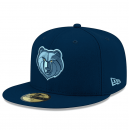 Bonnet NBA Memphis Grizzlies New Era Blue New Logo Official Team Color 59FIFTY