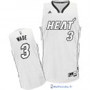 Maillot NBA Pas Cher Noël Miami Heat Wade 3 Blanc