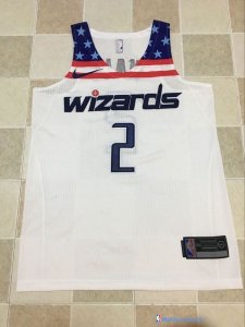 Maillot NBA Pas Cher Washington Wizards John Wall 2 Todo Blanc 2017/18