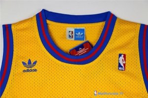 Maillot NBA Pas Cher Golden State Warriors Wilt Chamberlain 13 Jaune