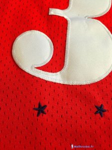 Maillot NBA Pas Cher Philadelphia Sixers Allen Iverson 3 64 Retro Rouge