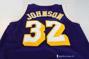 Maillot NBA Pas Cher Los Angeles Lakers Wesley Johnson 32 Pourpre
