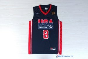 Maillot NBA Pas Cher USA 1992 Pippen 8 Noir