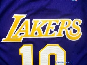 Maillot NBA Pas Cher Los Angeles Lakers Steve Nash 10 Pourpre