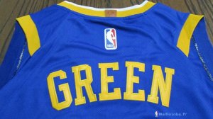 Maillot NBA Pas Cher Golden State Warriors Draymond Green 23 Bleu 2017/18