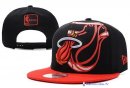 Bonnet NBA Miami Heat 2016 Noir Rouge 4