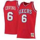 Philadelphia 76ers Julius Erving Mitchell & Ness Red 1982-83 Hardwood Classics Swingman Jersey