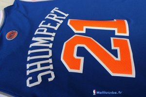 Maillot NBA Pas Cher New York Knicks Iman Shumpert 21 Bleu