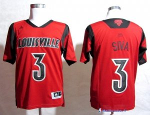 Maillot NCAA Pas Cher Louisville Siva 3 Rouge