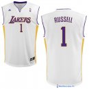 Maillot NBA Pas Cher Los Angeles Lakers D'Angelo Russell 1 Blanc