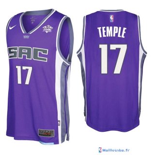 Maillot NBA Pas Cher Sacramento Kings Garrett Temple 17 Purpura 2017/18