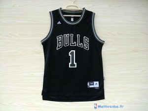 Maillot NBA Pas Cher Chicago Bulls Derrick Rose 1 Noir