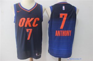 Maillot NBA Pas Cher Oklahoma City Thunder Carmelo Anthony 7 Marine Statement 2017/18