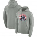 Washington Wizards Nike Heathered Gray Essential Logo Fleece Pullover Hoodie