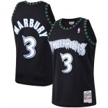 Minnesota Timberwolves Stephon Marbury Mitchell & Ness Black 1997-98 Hardwood Classics Swingman Player Jersey