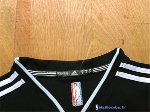 Maillot NBA Pas Cher Miami Heat Dwyane Wade 3 Noir Blanc