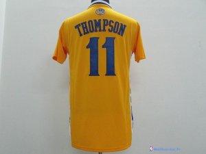 Maillot NBA Pas Cher Golden State Warriors Klay Thompson 11 Jaune MC