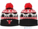 Tricoter un Bonnet NBA Chicago Bulls 2017 Noir 7