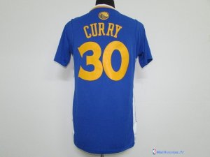 Maillot NBA Pas Cher Golden State Warriors Stephen Curry 30 Bleu MC