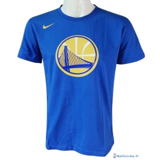 Maillot NBA Pas Cher Golden State Warriors Nike Bleu Ville