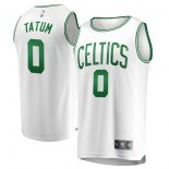 Boston Celtics Jayson Tatum Fanatics Branded White Fast Break Replica Away Jersey - Association Edition