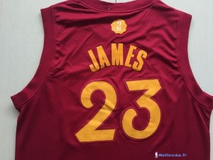 Maillot NBA Pas Cher Noël Cleveland Cavaliers LeBron James 23 Rouge