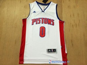 Maillot NBA Pas Cher Detroit Pistons Andre Drummond 0 Blanc