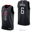 Maillot NBA Pas Cher Los Angeles Clippers DeAndre Jordan 6 Noir Statement 2017/18