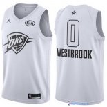 Maillot NBA Pas Cher NBA All Star 2018 Russell Westbrook 0 Blanc