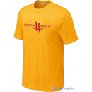 T-Shirt NBA Pas Cher Houston Rockets Jaune
