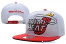 Bonnet NBA Miami Heat 2016 Blanc Rouge
