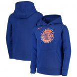 New York Knicks Nike Blue Essential Logo Hoodie