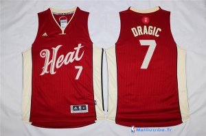 Maillot NBA Pas Cher Noël Miami Heat Dragic 7 Rouge