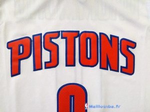 Maillot NBA Pas Cher Detroit Pistons Andre Drummond 0 Blanc