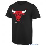 T-Shirt NBA Pas Cher Chicago Bulls Noir 3