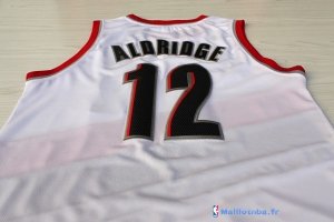 Maillot NBA Pas Cher Portland Trail Blazers LaMarcus Aldridge 12 Blanc