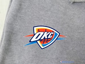 Survetement Pantalon NBA Pas Cher Oklahoma City Thunder Gris