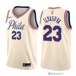 Maillot NBA Pas Cher Philadelphia Sixers Justin Anderson 23 Nike Crema Ville 2017/18