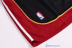 Pantalon NBA Pas Cher Miami Heat Noir Rouge