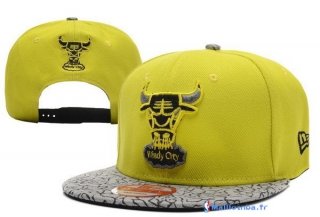 Bonnet NBA Chicago Bulls 2016 Jaune