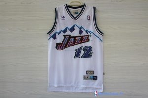 Maillot NBA Pas Cher Utah Jazz John Stockton 12 Blanc