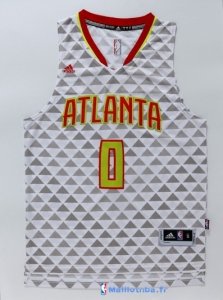 Maillot NBA Pas Cher Atlanta Hawks Jeff Teague 0 Blanc