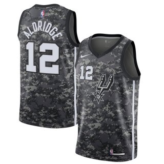 San Antonio Spurs LaMarcus Aldridge Nike Black City Edition Swingman Jersey