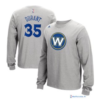 Maillot NBA Pas Cher Golden State Warriors Kevin Durant 35 ML Bleu