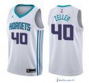 Maillot NBA Pas Cher Charlotte Hornets Cody Zeller 40 Blanc Association 2017/18